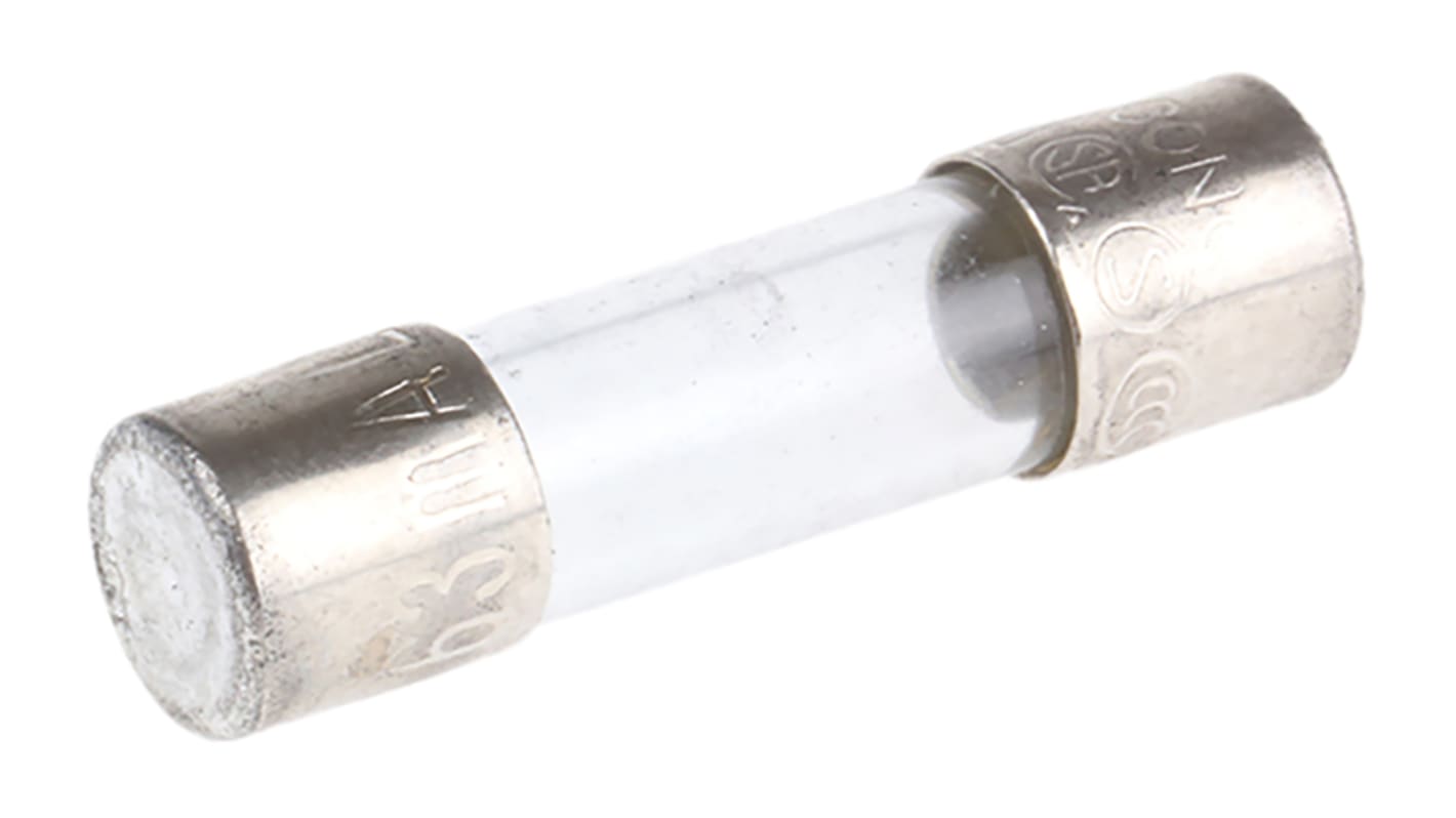 RS PRO 63mA F Glass Cartridge Fuse, 5 x 20mm