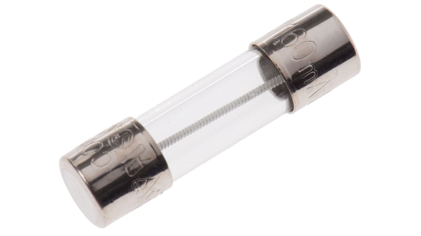RS PRO 160mA T Glass Cartridge Fuse, 5 x 20mm