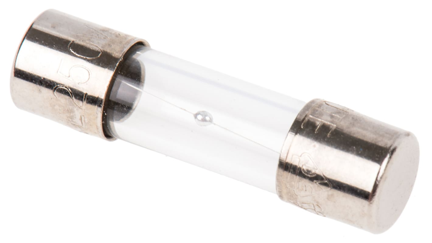 RS PRO 630mA T Glass Cartridge Fuse, 5 x 20mm
