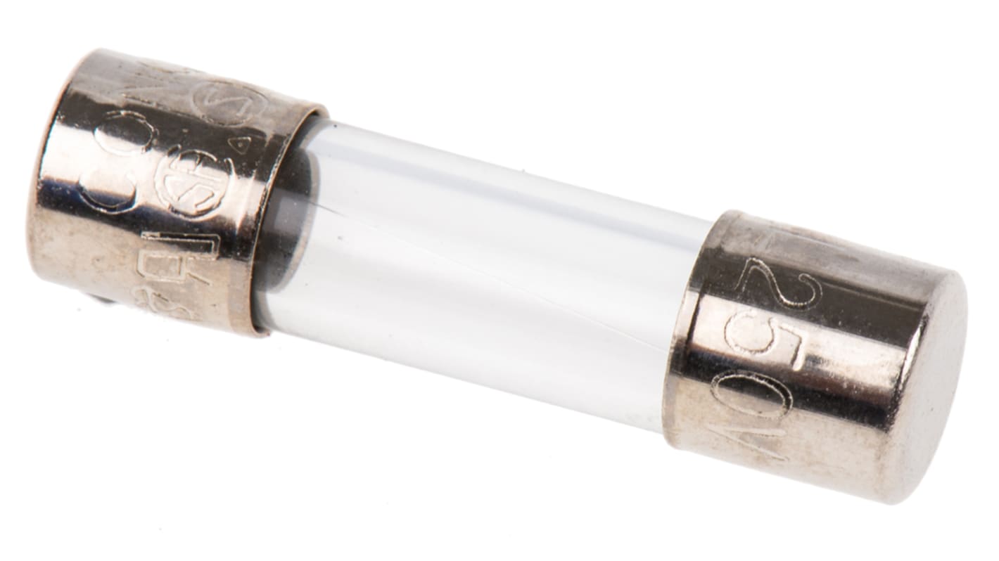 RS PRO 630mA F Glass Cartridge Fuse, 5 x 20mm