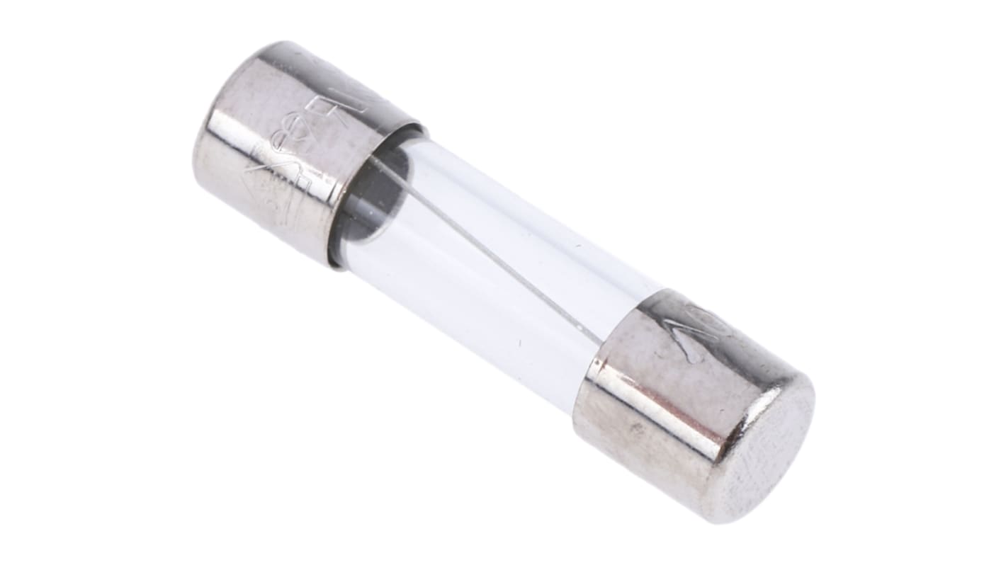 RS PRO 2A T Glass Cartridge Fuse, 5 x 20mm