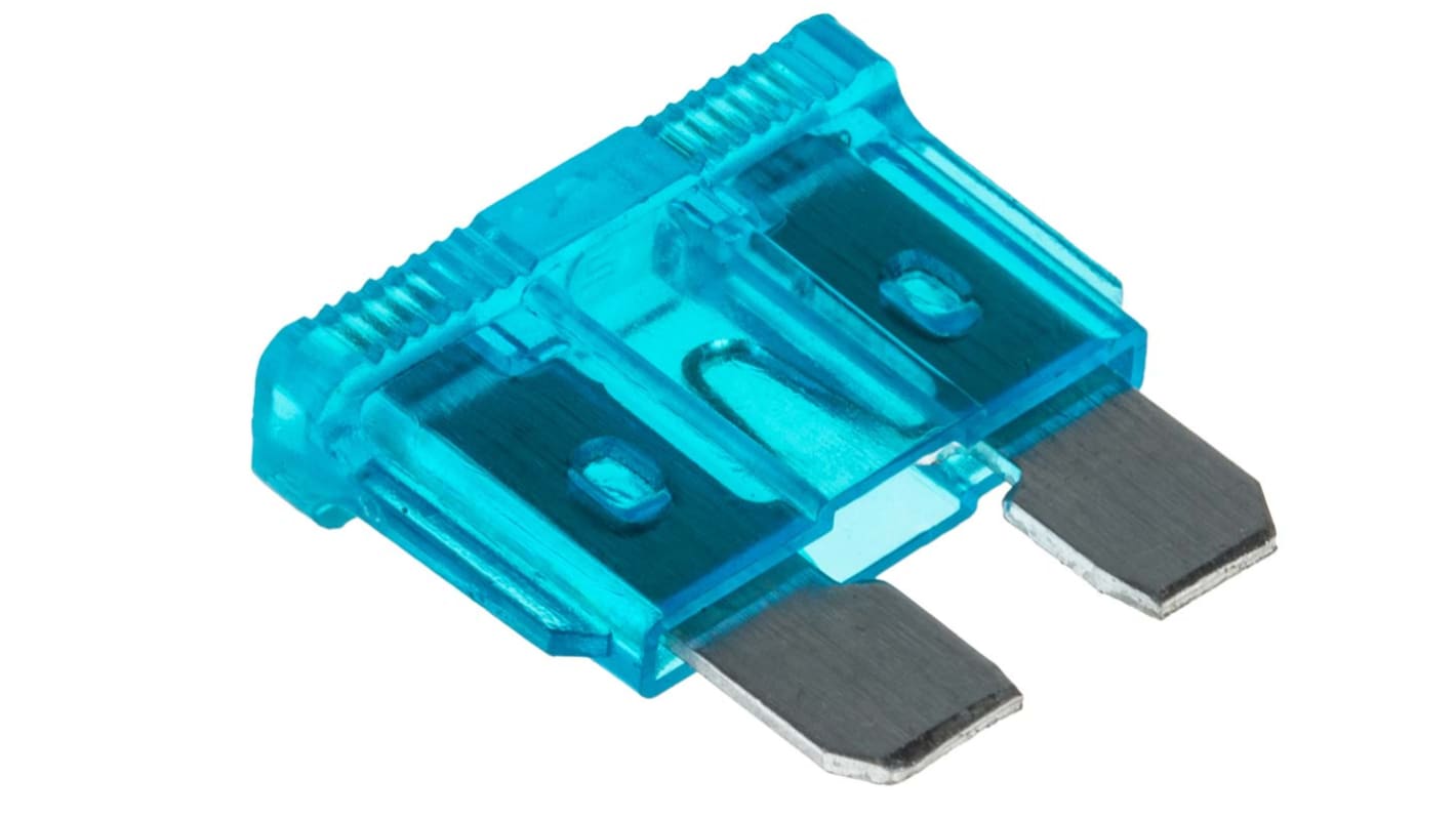 RS PRO 15A Blue Blade Car Fuse, 32V dc