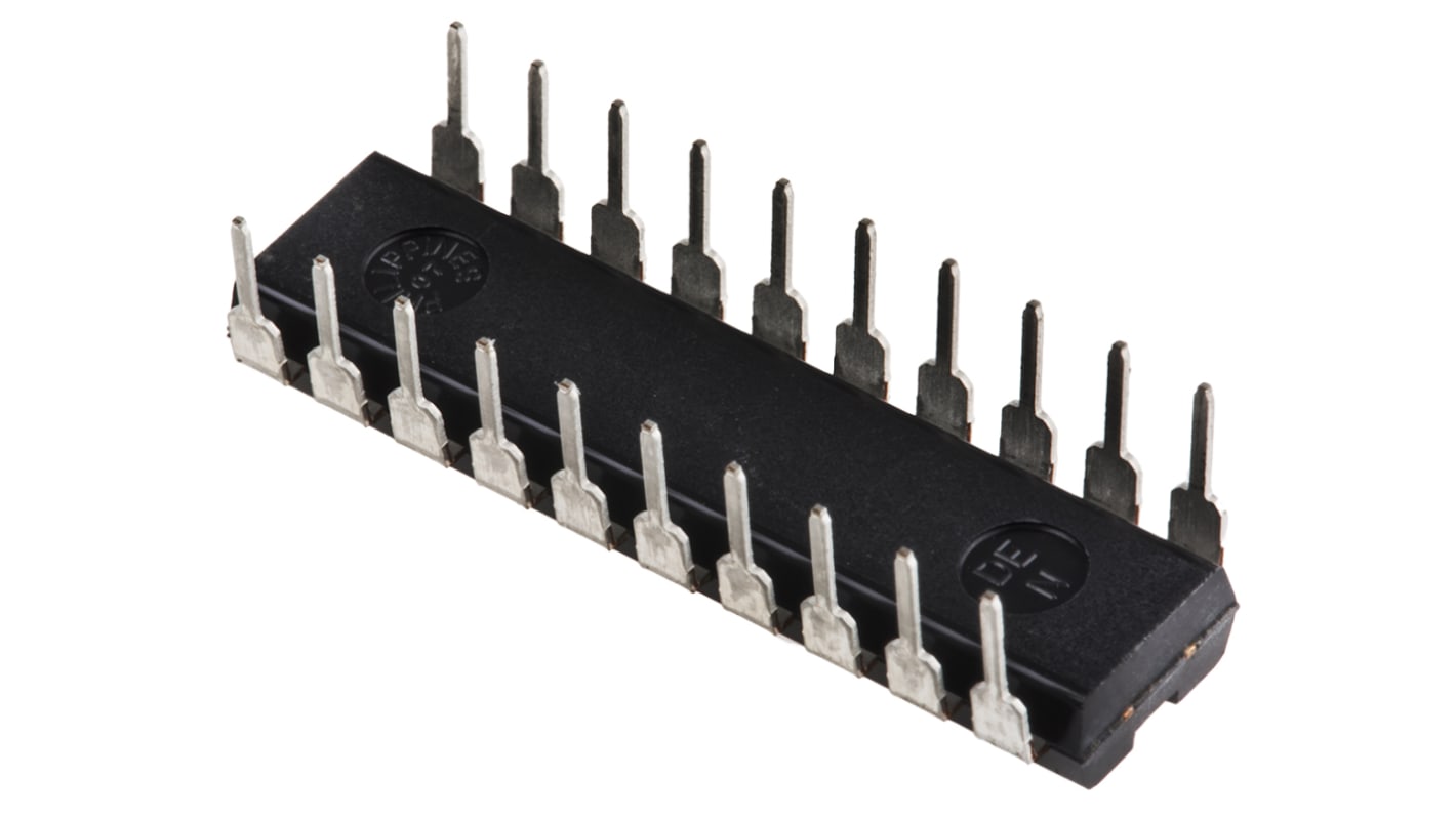 Microchip, 8bit PIC, PIC18F Microcontroller, 48MHz, 16 kB, 256 B Flash, 20-Pin PDIP
