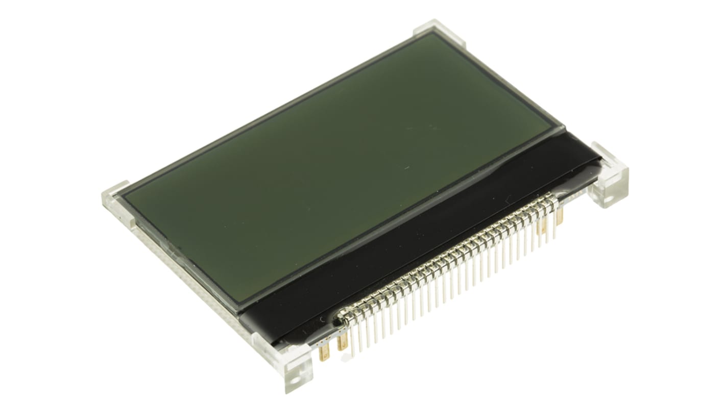 Displaytech 64128K-FC-BW-RGB Graphic LCD Display, Black on Blue, Green, Red, Transflective