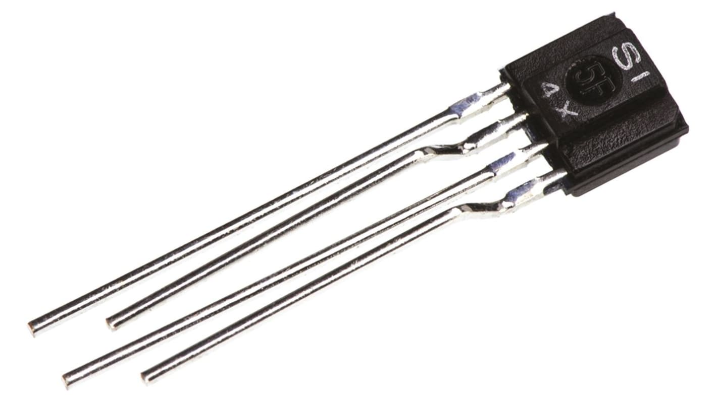 Sharp IS471F IR Receiver, 950nm, Through Hole, 5 x 2.5 x 4.4mm