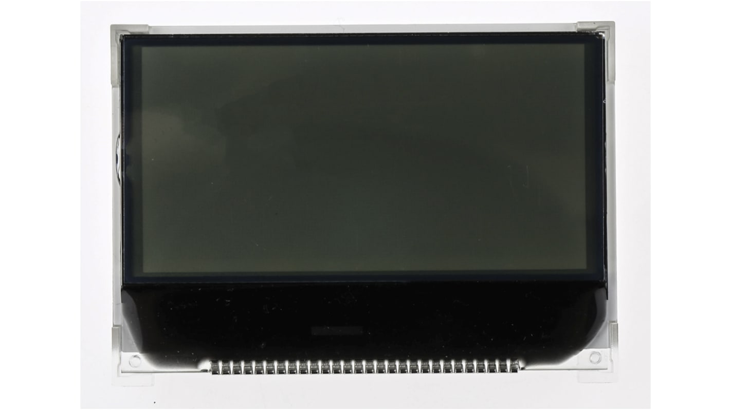 Displaytech 64128K-FC-BW-3 Graphic LCD Display, Black on White, Transflective