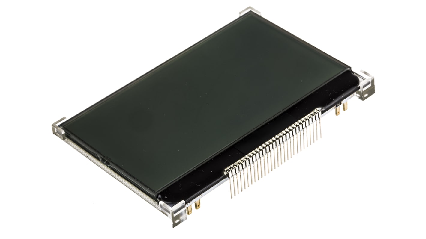 Displaytech 图形段码液晶屏, 分辨率128 x 64pixels, 可视区域70 x 43mm