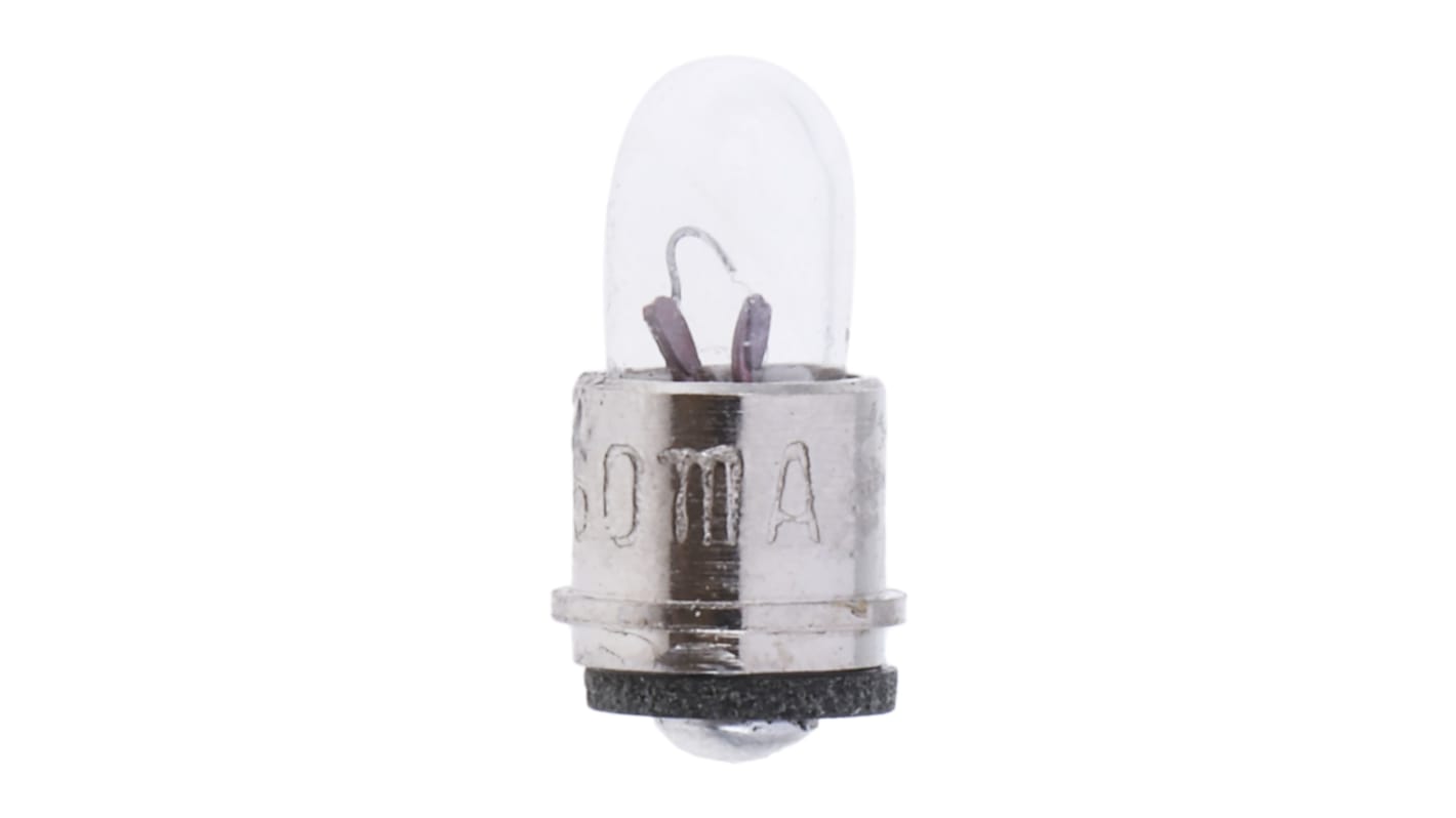 RS PRO Midget Flange Indicator Light, Clear, 5 V, 60 mA, 5000h