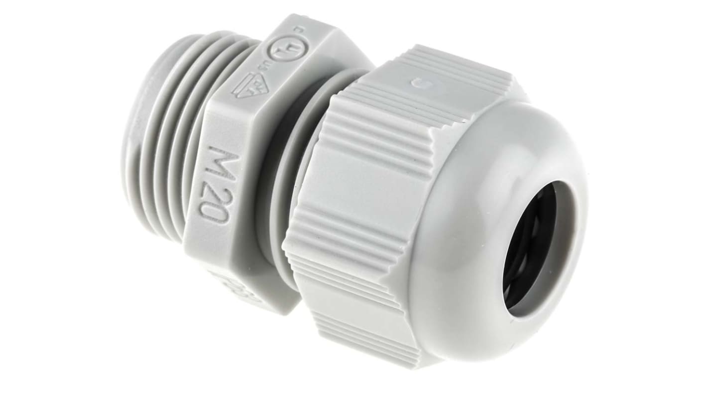 F7022050R | SIB SIB-TEC Series Grey PA 6 Cable Gland, M20