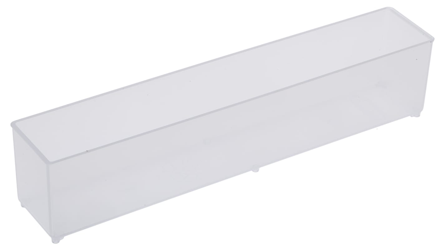 Raaco Transparent PP Compartment Box, 47mm x 39mm x 218mm