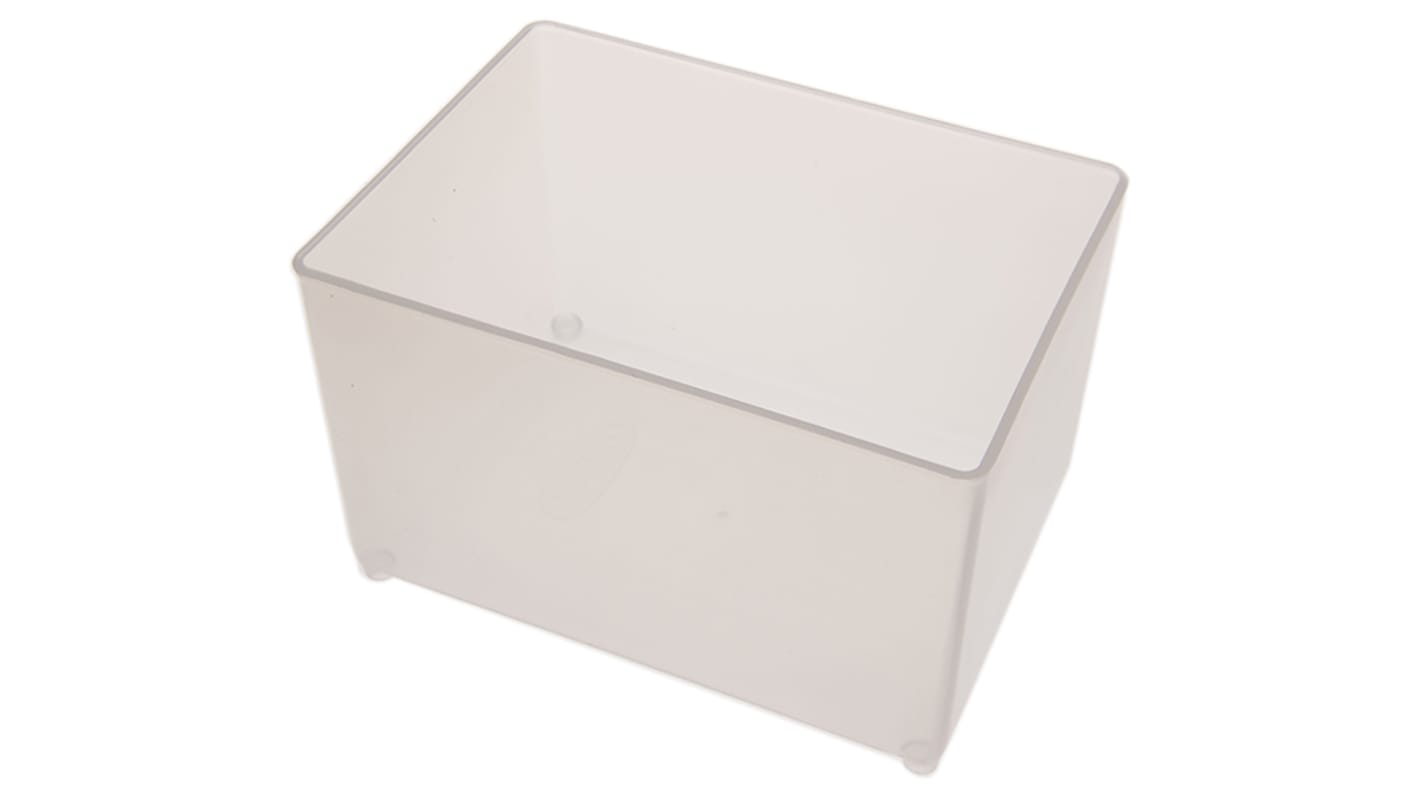Raaco 零件收纳盒, 79mm x 69mm x 109mm, PP, 透明, 插入 80 BA7-1.