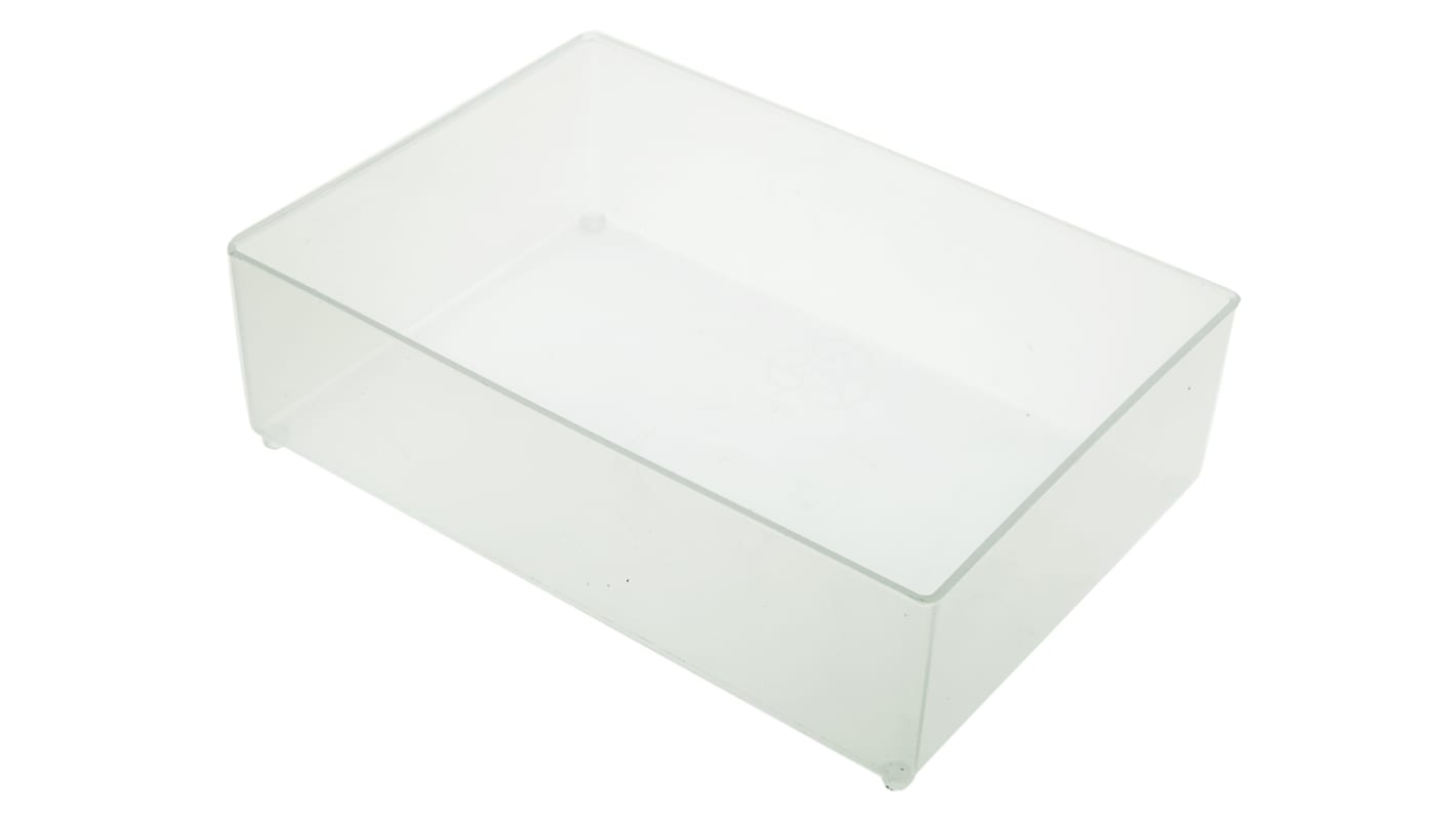 Raaco Kleinteilebox, Polypropylen Transparent, 47mm x 109mm x 157mm