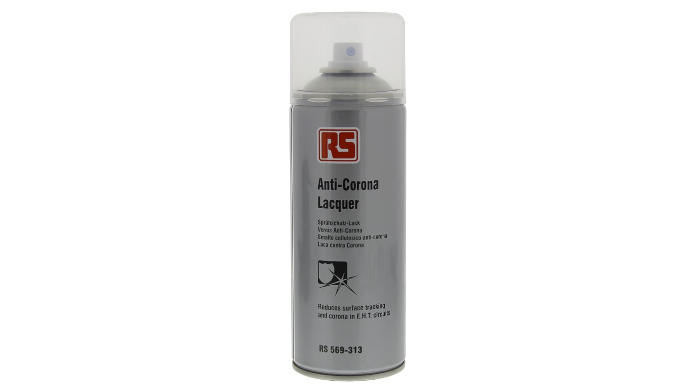 RS PRO Clear Acrylic PCB Lacquer for Components, PCBs, Transformers