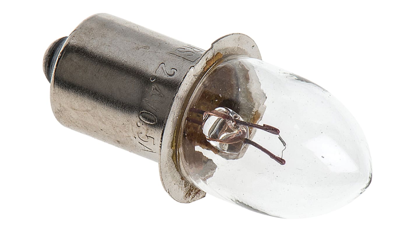 Lampadina spia con base P13.5S, 2,4 V, 11 lm