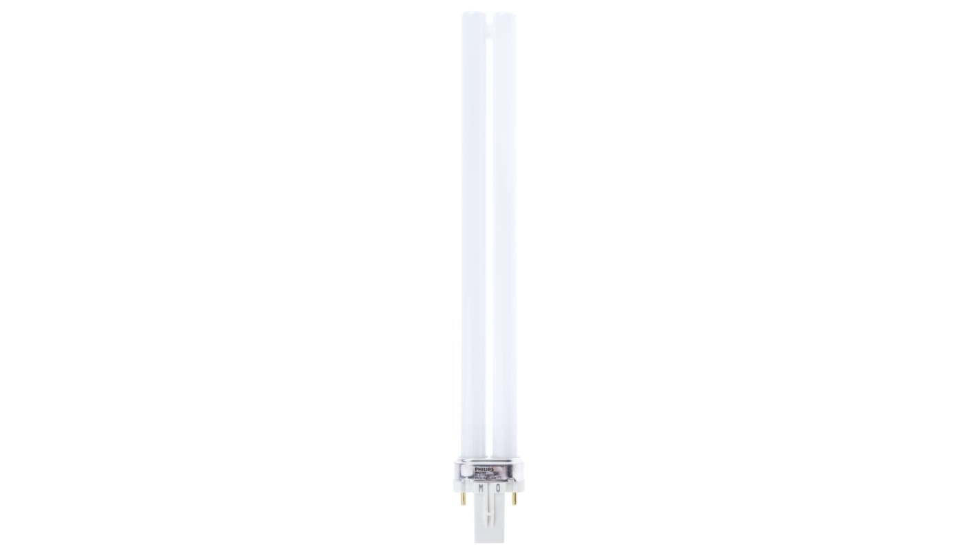 Philips Lighting G23 Twin Tube Shape CFL Bulb, 11 W, 2700K, Warm White Colour Tone