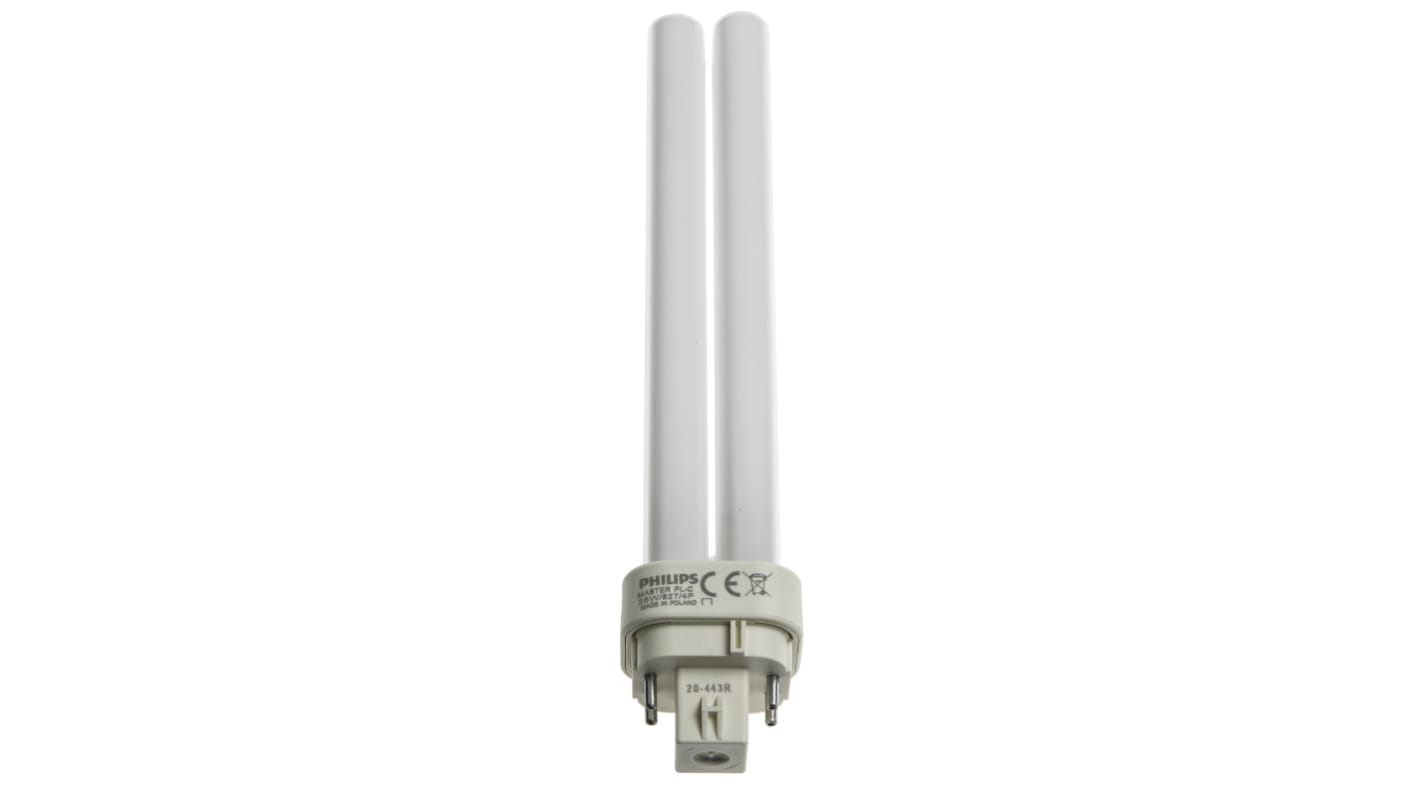 Philips 2D Energiesparlampe, 26 W L. 164 mm, Sockel G24q-3 2700K Ø 27mm