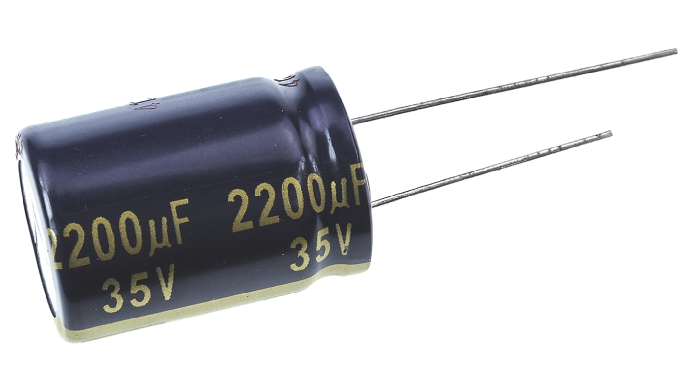 Panasonic 电容, ±20%容差, 18 (Dia.) x 25mm, FC Radial系列