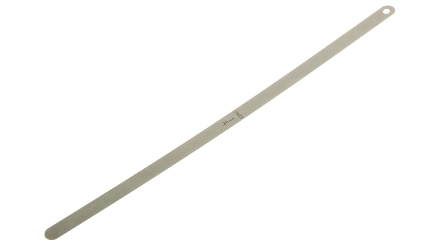 Starrett DY5190 Steel Feeler Gauge, Single Blade Blades