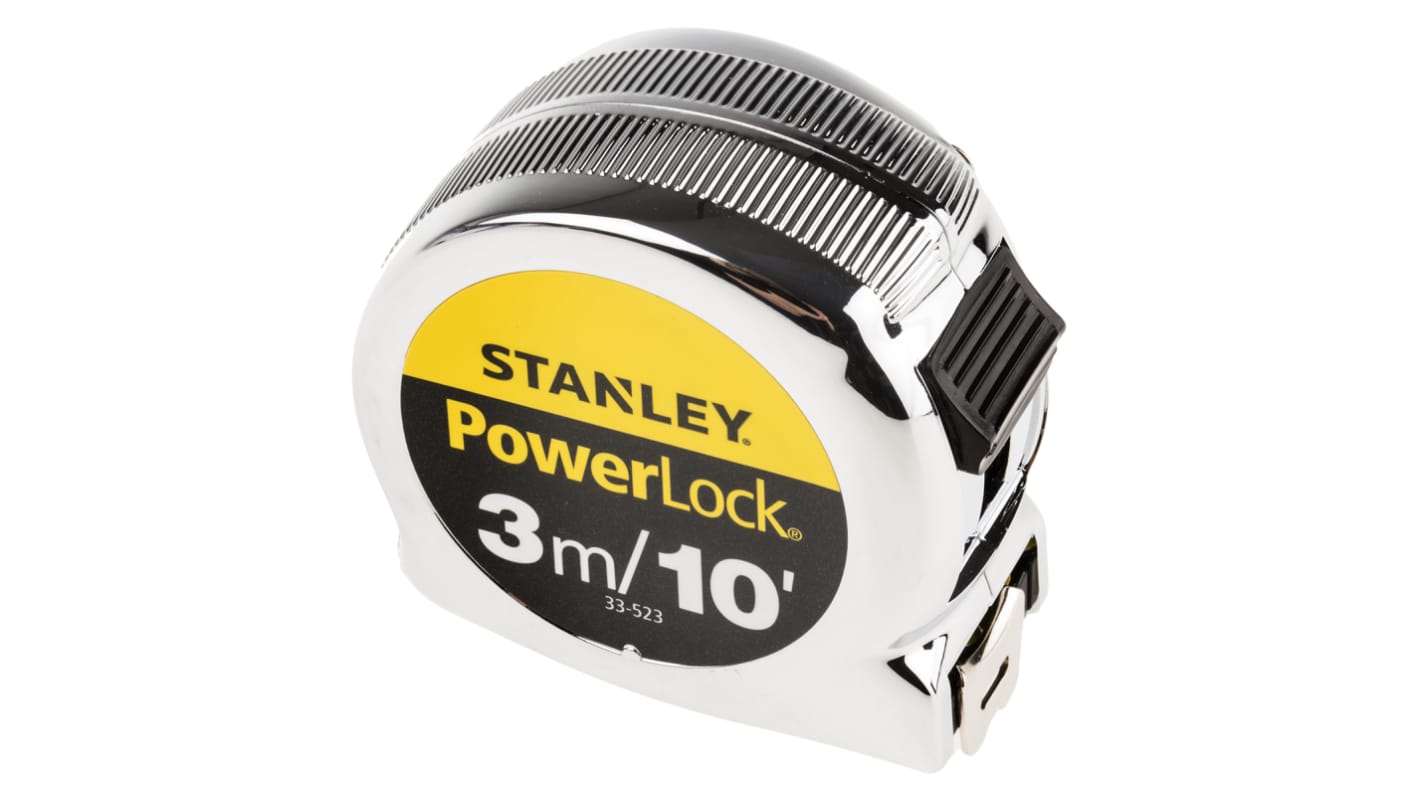 Stanley PowerLock 3m Tape Measure, Metric & Imperial