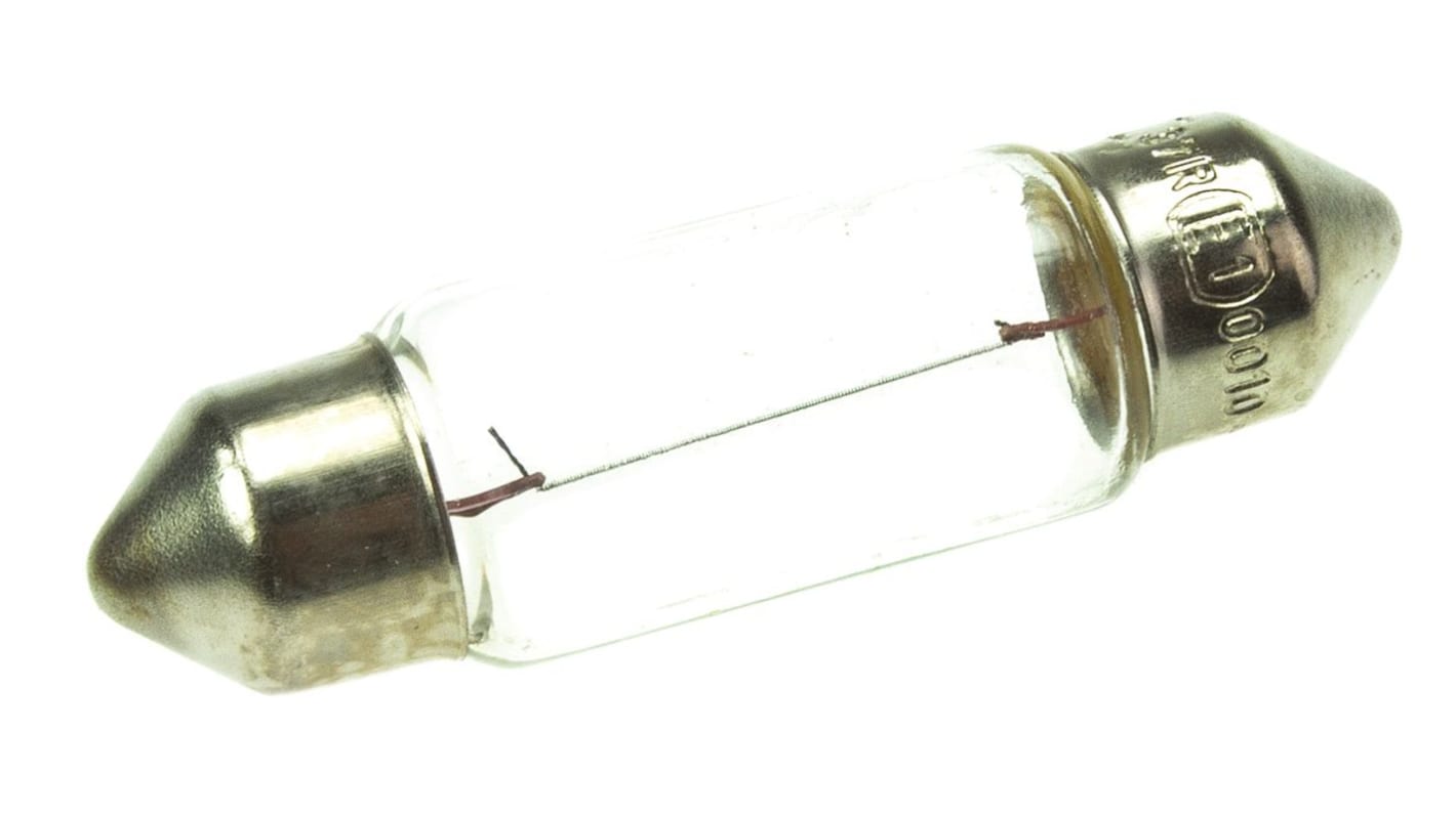 Osram SV8.5-8 Automotive Incandescent Lamp, Clear, 12 V
