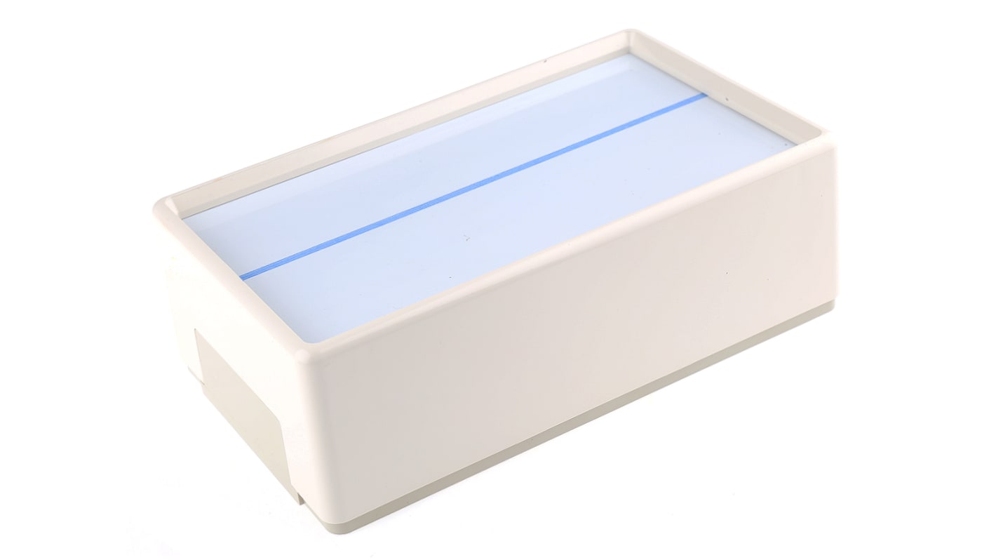 OKW Flat-Pack Case White ABS Instrument Case, 210 x 125 x 70mm