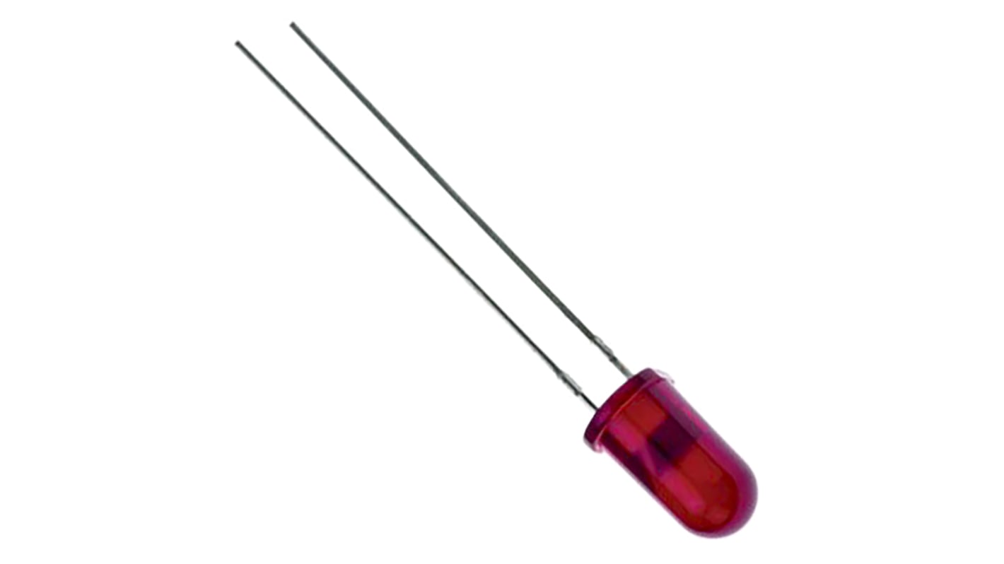 Broadcom1.7 V Red LED 5mm Through Hole, HLMP-4700