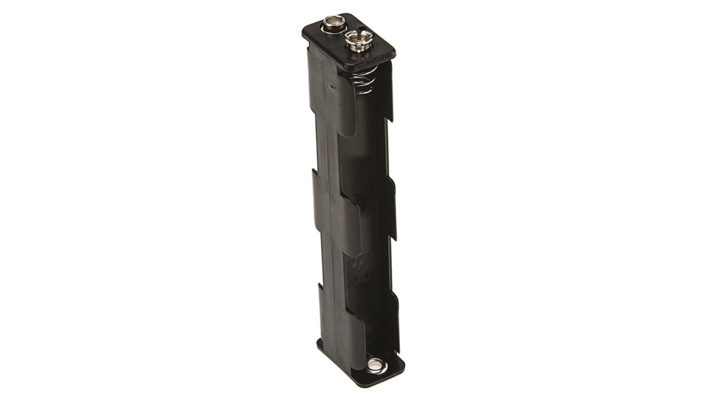 RS PRO AA Battery Holder, Coil Spring Contact