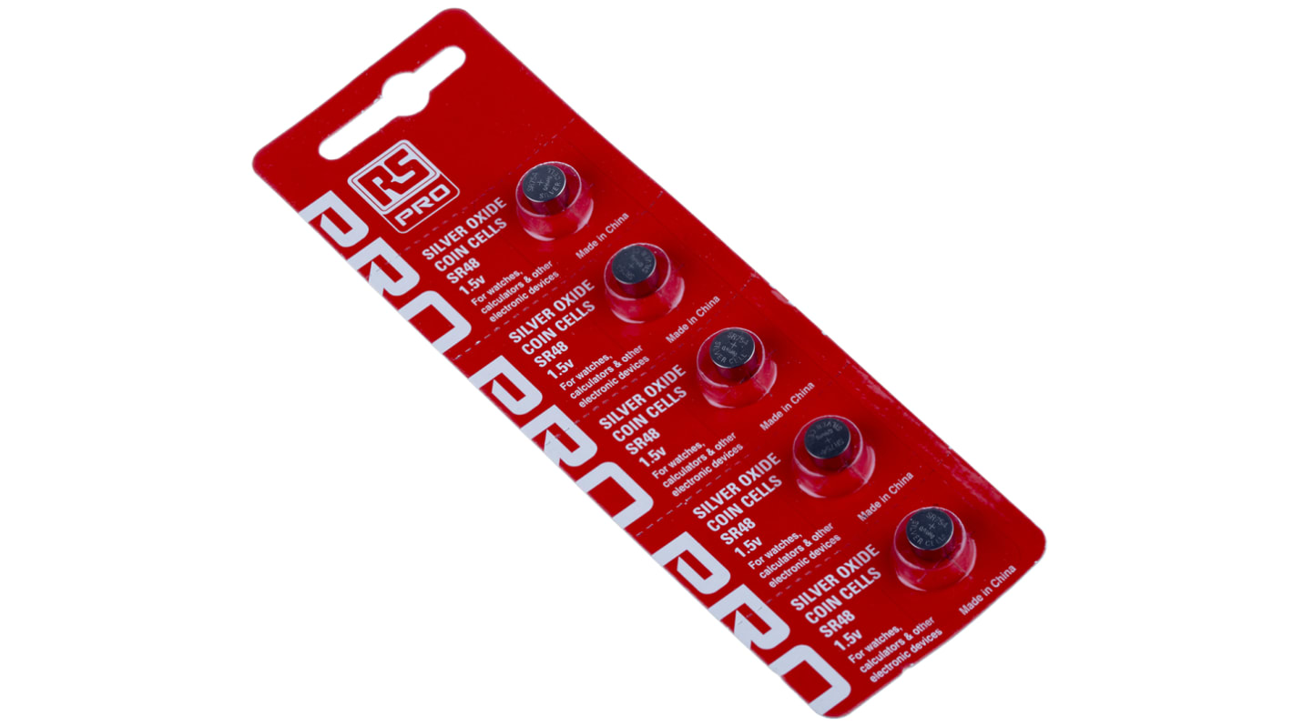 RS PRO ボタン電池, 酸化銀, 1.55V