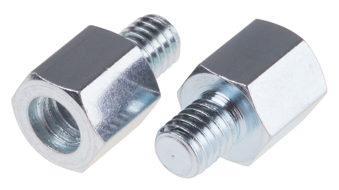 Kołek dystansowy gwint M6 x M6 długość 10mm Stalowe Męski/żeński Sześciokątny RS PRO
