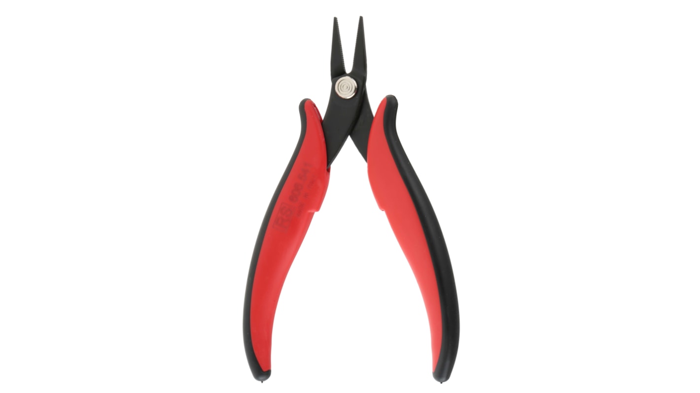 RS PRO Electronics Pliers, Flat Nose Pliers, 146 mm Overall, Straight Tip, 16mm Jaw