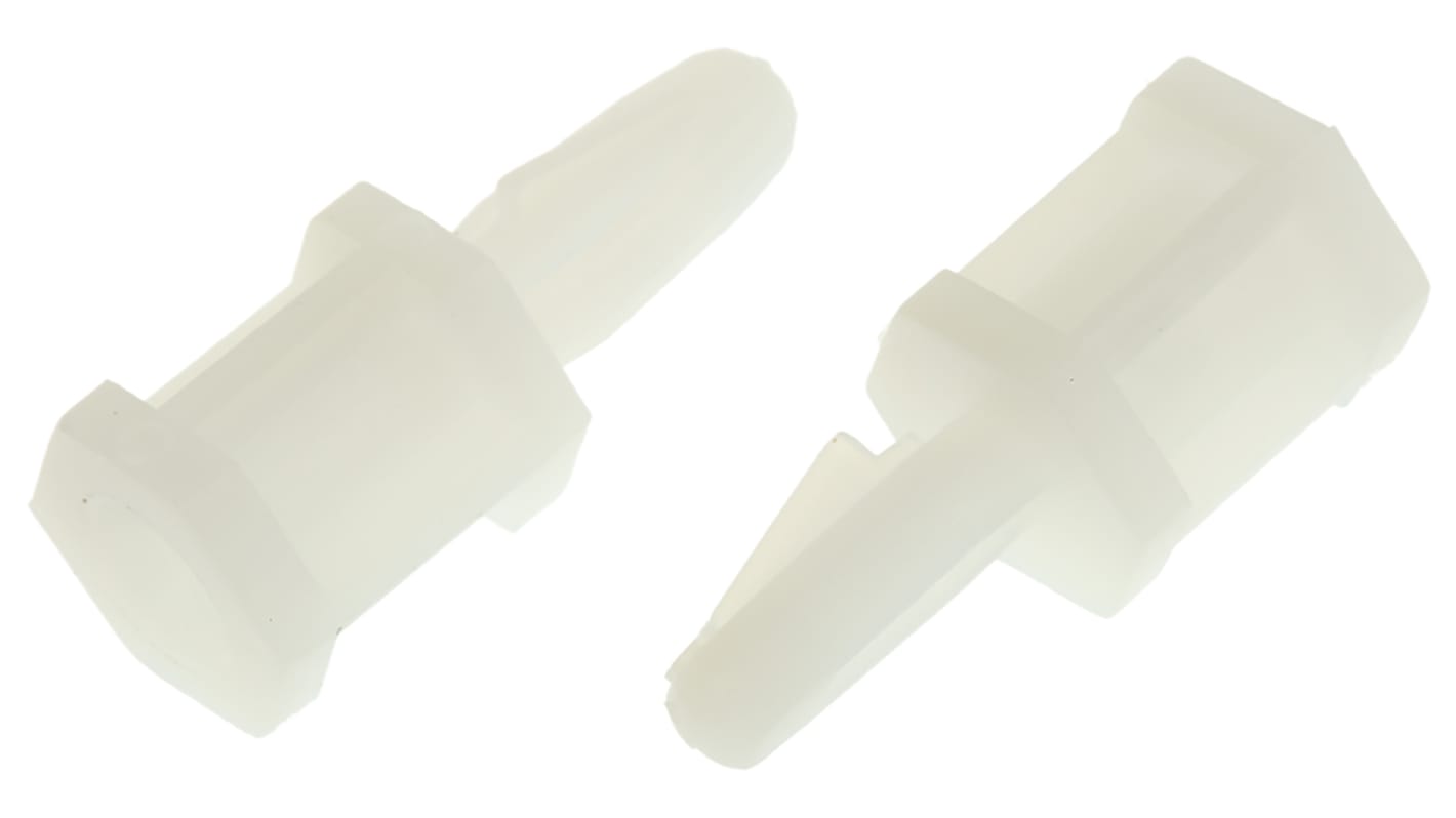Essentra PCB支撑柱, 9.5mm主体高, 19.7mm总高, 尼龙制, 用于Φ4mmPCB孔, 7.9mm底座