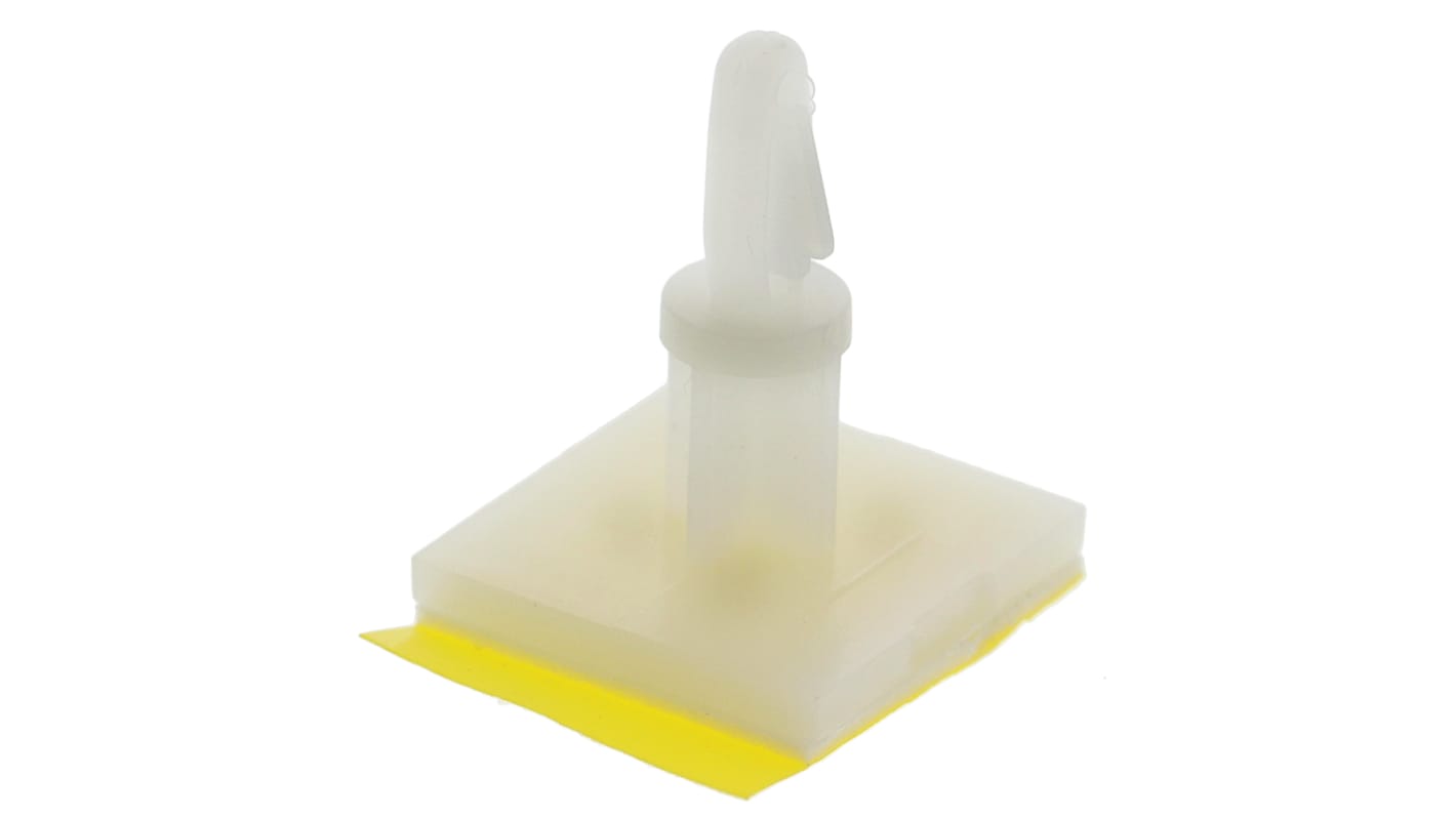 LCBSB-8-01 ART, 12.7mm High Nylon PCB Support for 4mm PCB Hole, 17.8 x 17.8mm Base