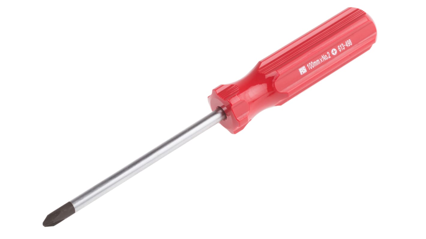 RS Pro PH2 铬钒钢 Phillips; Crosspoint刀头 螺丝刀