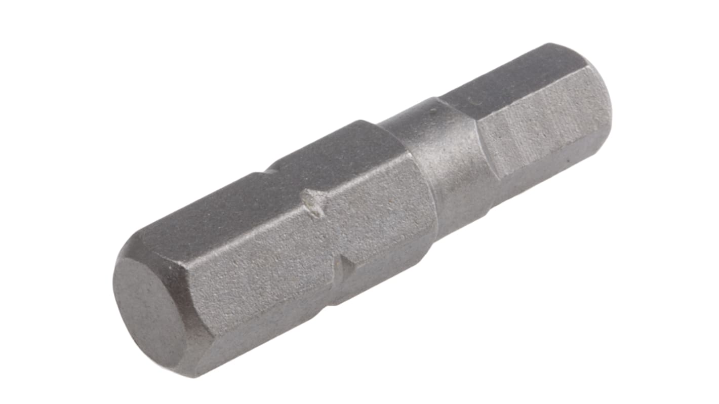 Punta de atornillar RS PRO, Hexagonal 5 mm de Acero al Cromo Vanadio