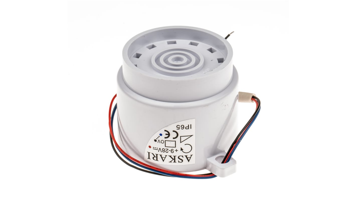 Segnalatore acustico elettronico Eaton, 9 → 28 V c.c., 92dB a 1 m, IP65, Flangia