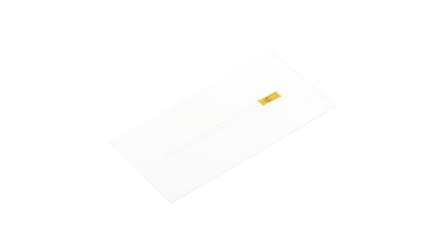Galga extensiométrica de perfil bajo RS PRO, 120Ω, con Conexión de cable, galga de 2mm, 6 x 2,5 mm