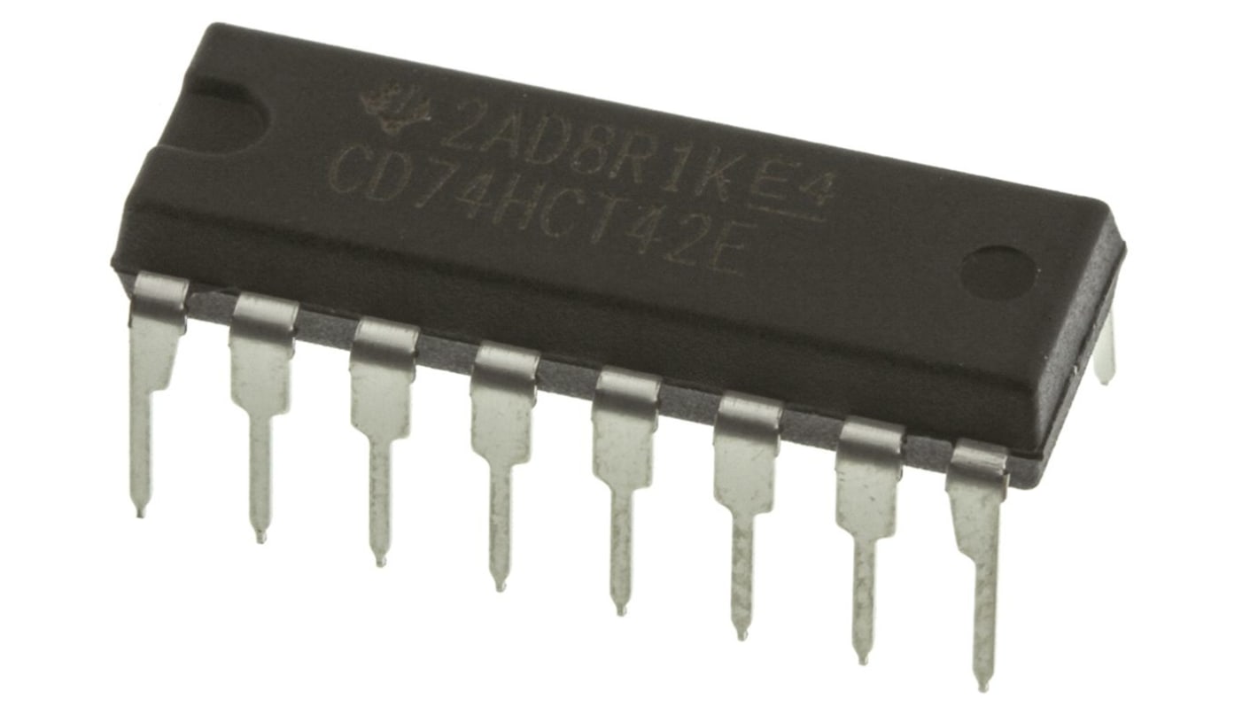 Texas Instruments デコーダ, 16-Pin スルーホール PDIP