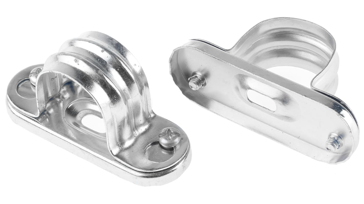 RS PRO Steel Saddle Clamp, 25mm Max. Bundle