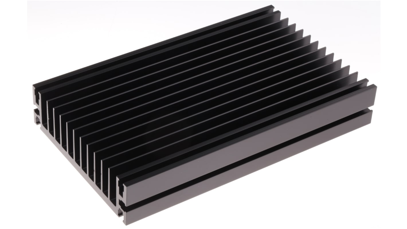 Heatsink, Universal Rectangular Alu, 0.63K/W, 250 x 150 x 40mm