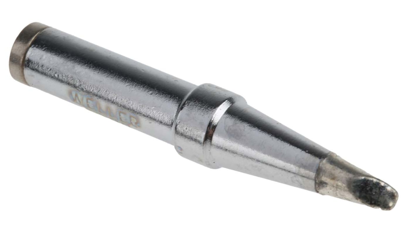 Weller PT BB7 2.4 mm Straight Hoof Soldering Iron Tip for use with TCP 12, TCP 24, TCP 42, TCPS W 61, W 101, W201