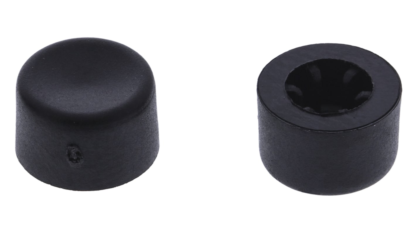 APEM Black Push Button Cap for Use with Apem 9600 Series (Sub-Miniature Panel Mount Switch)