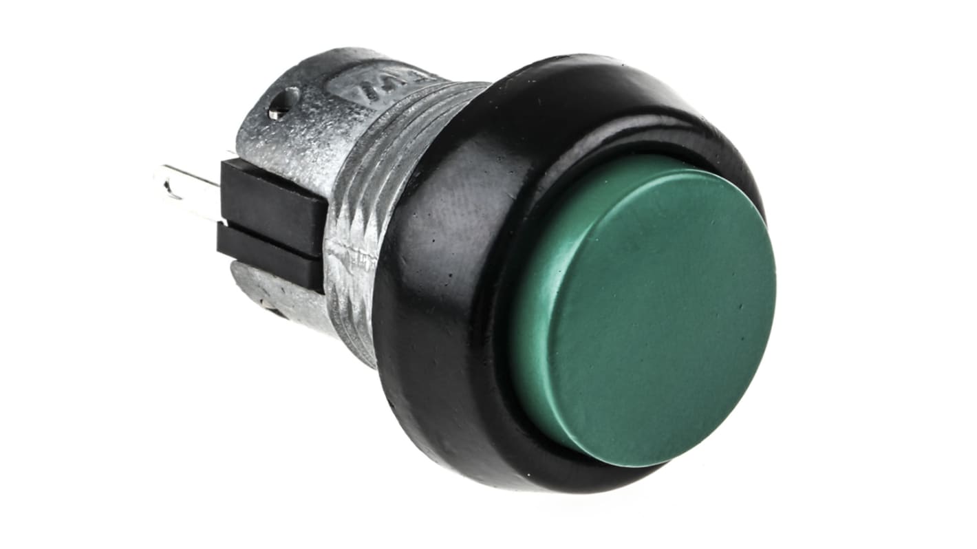 ITW Switches 76-94 Series Push Button Switch, Momentary, Panel Mount, 22mm Cutout, SPDT, Clear LED, 250V ac, IP67