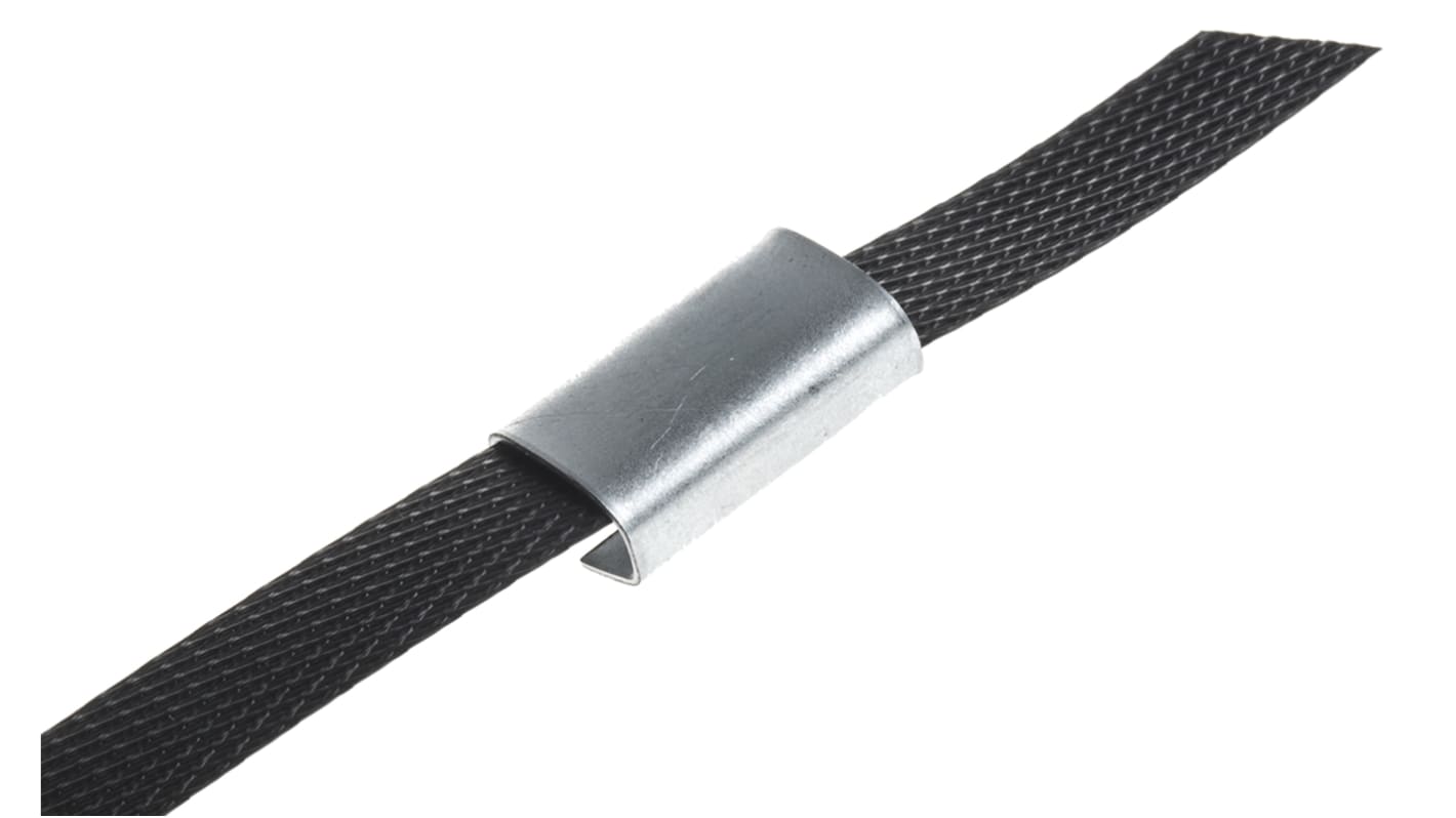 RS PRO Black Strapping Kit, 800m Length, 12mm Width