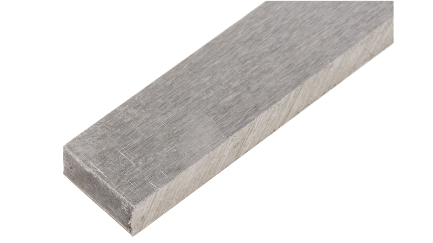 Barra in Argento Acciaio, Ø 1/8poll, 1/4poll x 1/4poll x 457mm