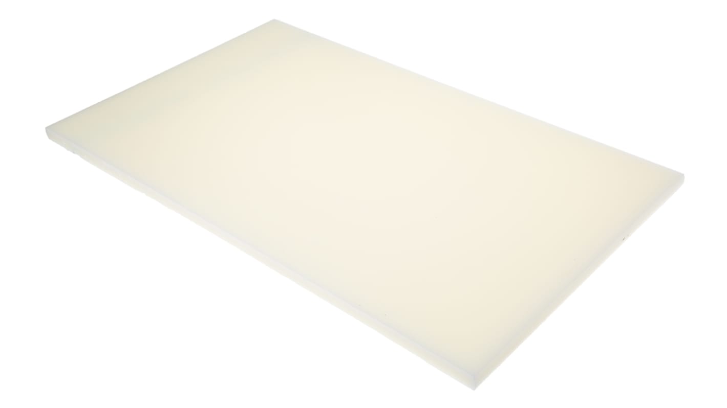 RS PRO Natural Plastic Sheet, 500mm x 300mm x 12mm