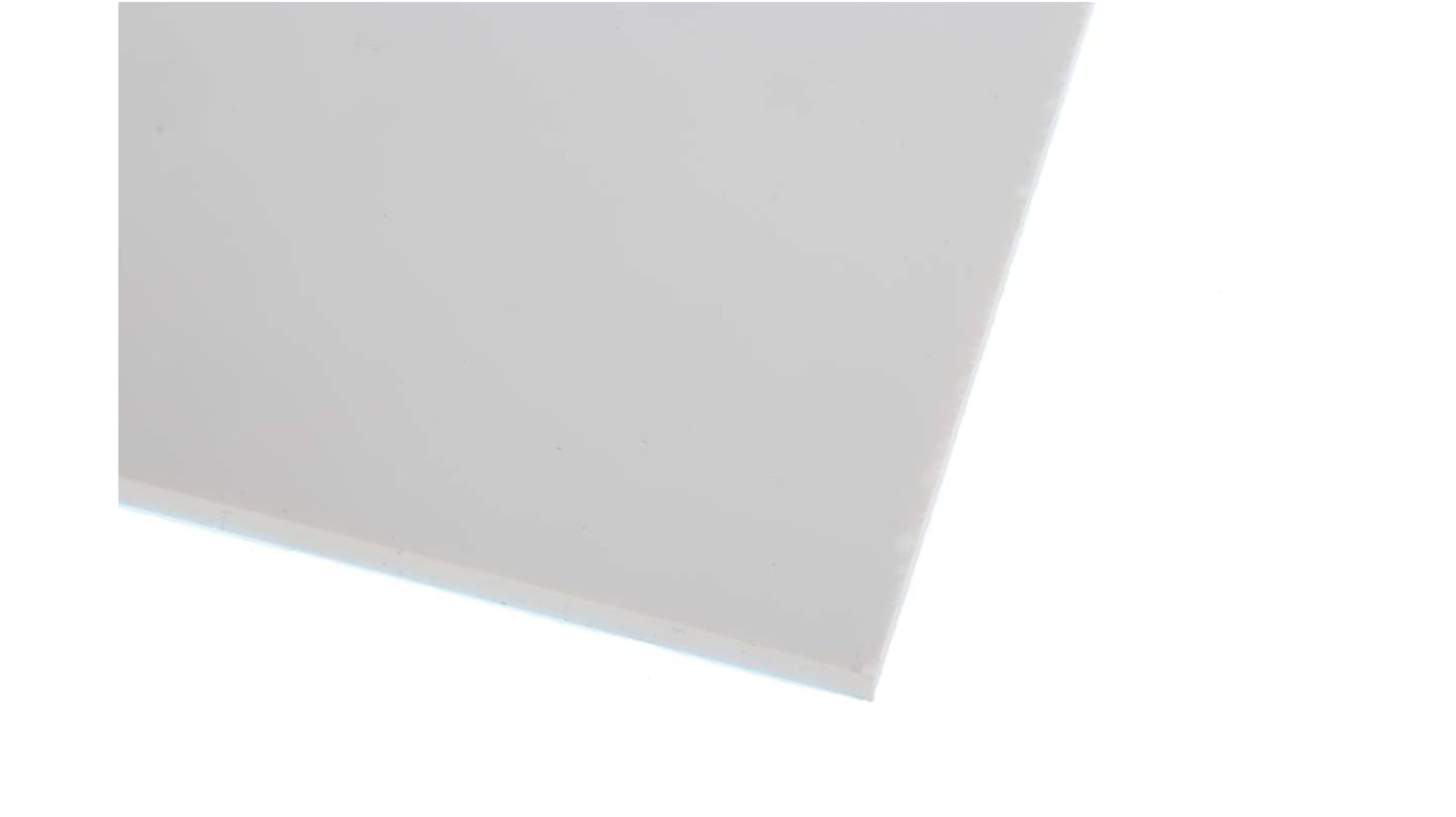 Plaque PMMA RS PRO Blanc, 500mm x 300mm x 5mm
