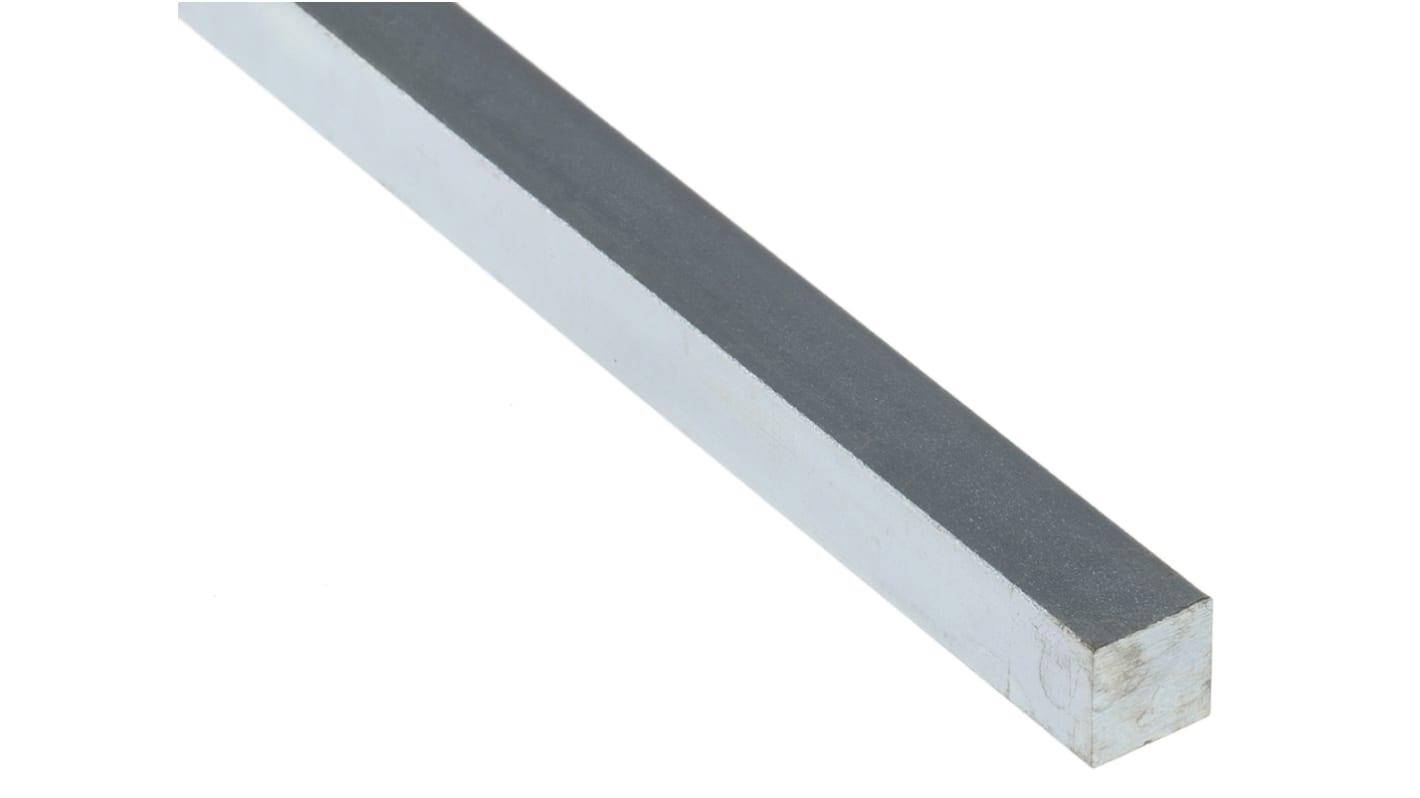 RS PRO Key Steel Square Bar 8mm Diameter, 8mm W, 8mm H, 330mm L