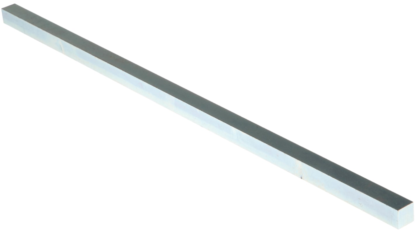 RS PRO Key Steel Square Bar, 10mm W, 10mm H, 330mm L