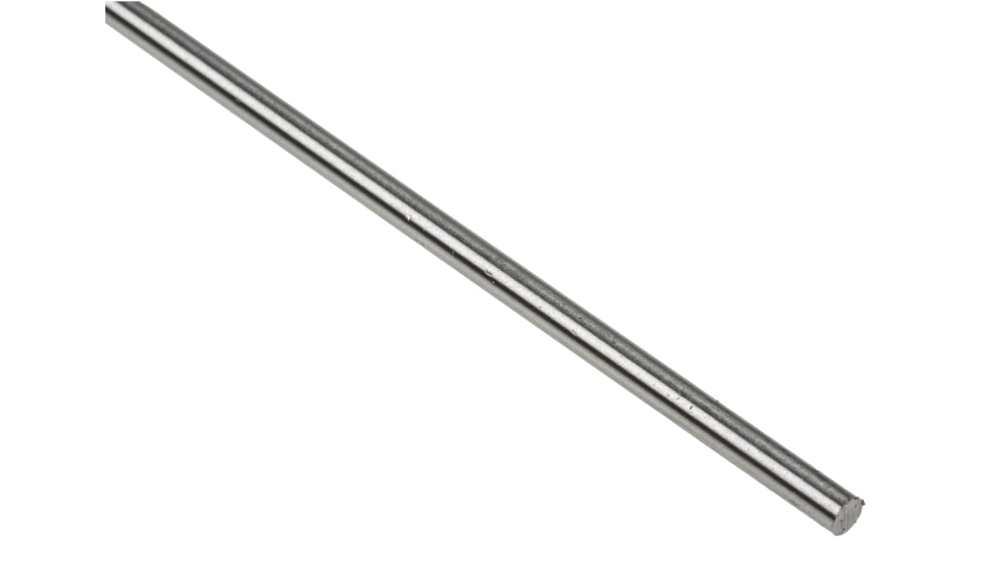 RS PRO Silver Steel Rod 3mm Diameter, 330mm L