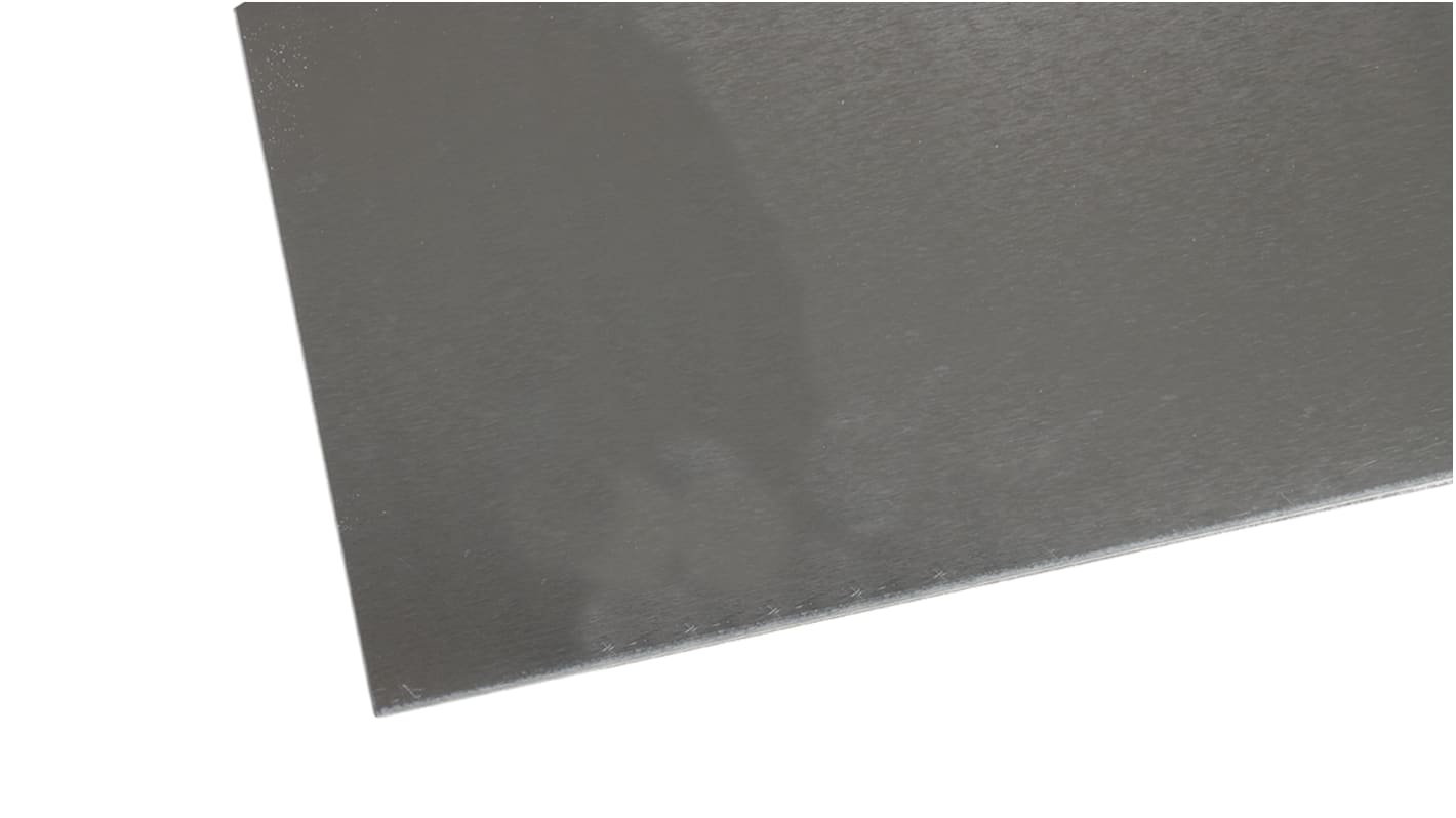 RS PRO Stahlblech , 500mm x 300mm x 0.3mm, Silber